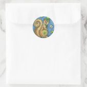 LEPRECHAUN IRISH SQUIRREL, STICKER VAN LEPRECHAUN (Tas)