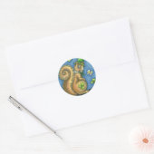 LEPRECHAUN IRISH SQUIRREL, STICKER VAN LEPRECHAUN (Envelop)