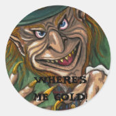 LEPRECHAUN Irish Sticker (Voorkant)