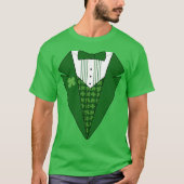 Leprechaun Irish Tuxedo T-shirt St Patricks Day (Voorkant)