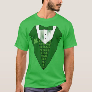 Leprechaun Irish Tuxedo T-shirt St Patricks Day