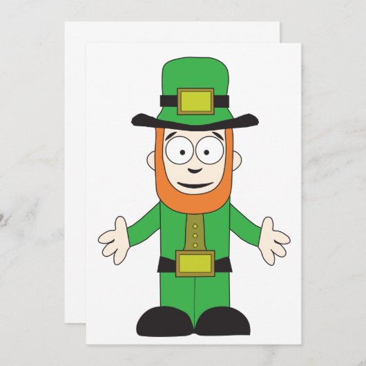 Leprechaun Kaart (Voorkant / Achterkant)