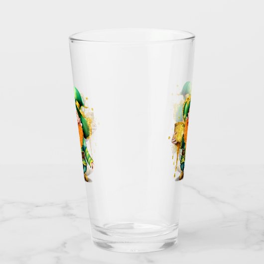 Leprechaun kabouter St. Patrick's Day geluk Glas (Rechts)