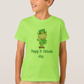 Leprechaun, Kinder T-shirt. T-shirt (Voorkant)