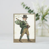 Leprechaun Klaver Hobo Bundel Briefkaart (Staand voorkant)