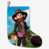Leprechaun Kleine Kerstsok (Voorkant)