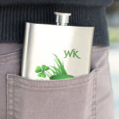 Leprechaun Kloverhoed in Gras Monogram Flacon (Voorbeeld)
