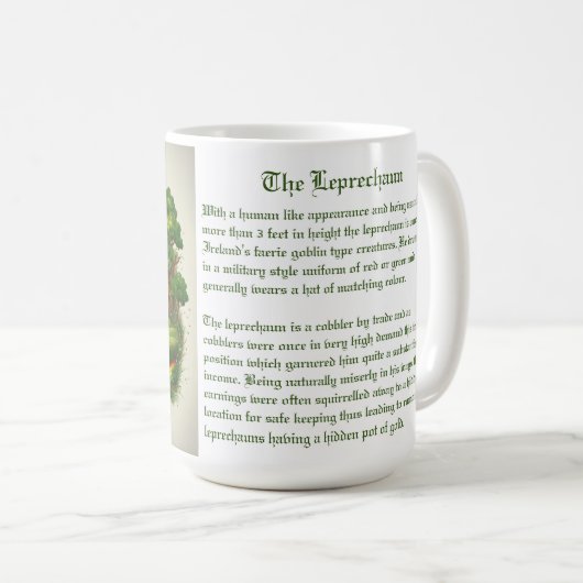 Leprechaun Koffiemok (Voorkant rechts)