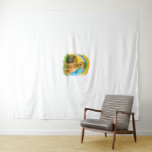 Leprechaun Lab - St. Patrick's Day Dog Wandkleed (In Situ (horizontaal))