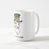 Leprechaun Lantaarn Schelmenstreek T-Shirt  Koffiemok (Voorkant rechts)