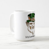 Leprechaun Lantaarn Schelmenstreek T-Shirt  Koffiemok (Voorkant links)