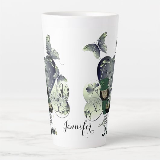 Leprechaun Latte: "Heb een Happy St. Patrick's Day Latte Mok (Voorkant)