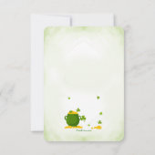 Leprechaun Legs St. Patrick's Day Uitnodiging (Achterkant)