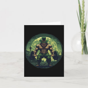 Leprechaun Lifting Gewichten Bodybuilding Gym St P Kaart