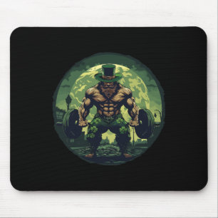 Leprechaun Lifting Gewichten Bodybuilding Gym St P Muismat