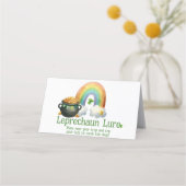 Leprechaun Lure, St Patricks Day Trap Bait Afsprakenkaart (Voorkant)
