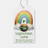 Leprechaun Lure, St Patricks Day Trap Bait Cadeaulabel (Voorkant)