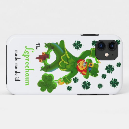 Leprechaun maakte me iPhone Case (Achterkant (horizontaal))