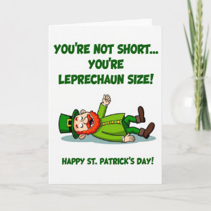 Leprechaun Maat St. Patrick Kaart