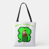 Leprechaun Magic All-Over-Print Canvas tas (Achterkant)