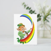 Leprechaun Magic Briefkaart (Staand voorkant)