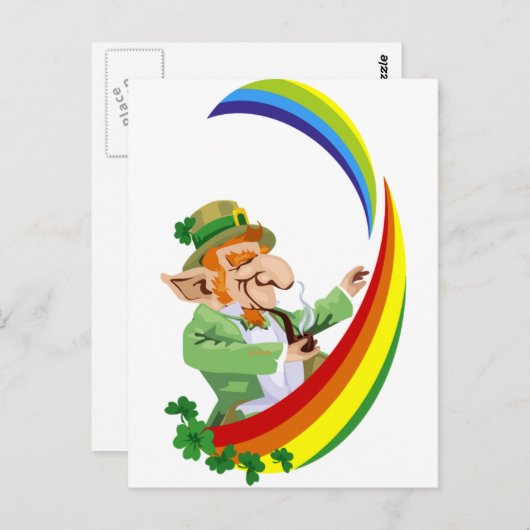 Leprechaun Magic Briefkaart (Voorkant / Achterkant)