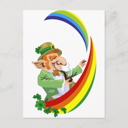 Leprechaun Magic Briefkaart (Voorkant)