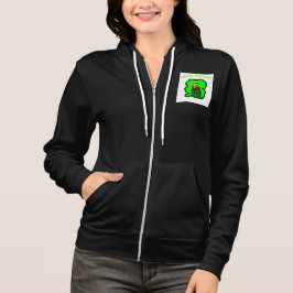Leprechaun Magic Dames Full-Zip Hoodie