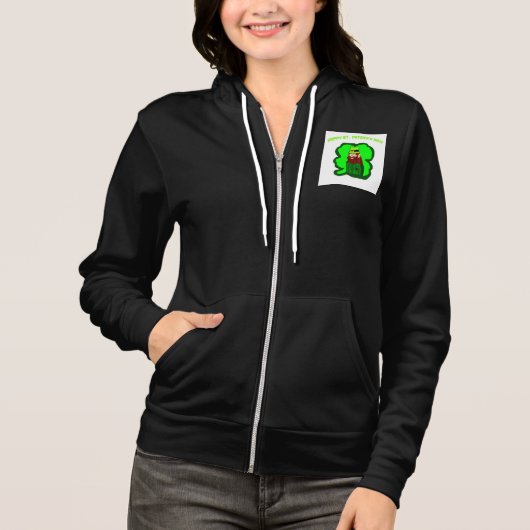 Leprechaun Magic Dames Full-Zip Hoodie (Voorkant)