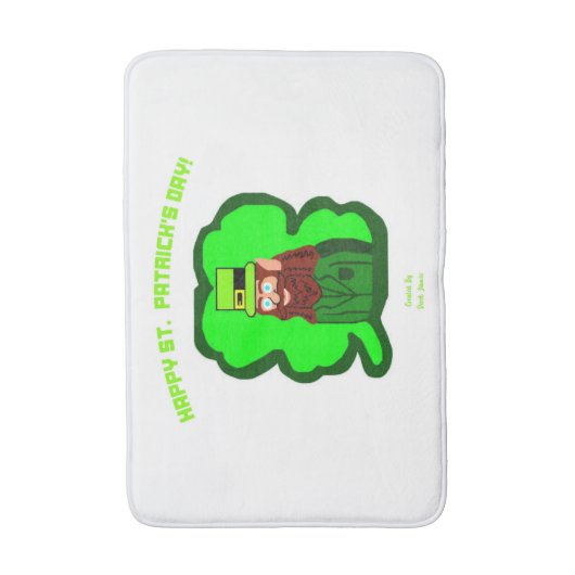 Leprechaun Magic Medium Bath Mat (Voorkant Verticaal)