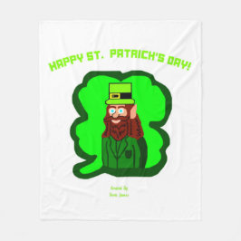 Leprechaun Magic Medium Fleece Blanket Deken