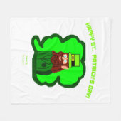 Leprechaun Magic Medium Fleece Blanket Deken (Voorkant (Horizontaal))