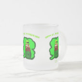 Leprechaun Magic Small Frosted Mok (Voorkant rechts)