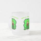 Leprechaun Magic Small Frosted Mok (Voorkant links)