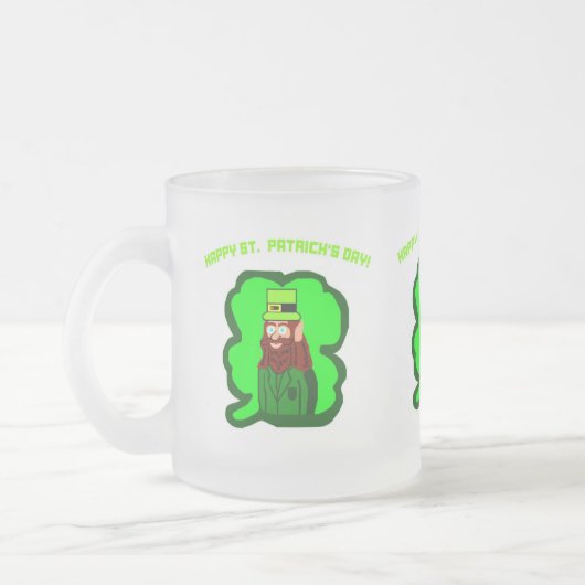 Leprechaun Magic Small Frosted Mok (Links)