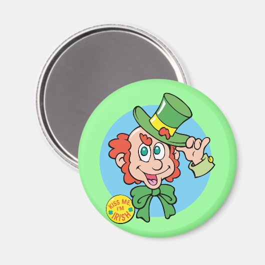 Leprechaun Magneet (Voorkant / Achterkant)