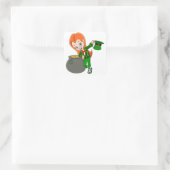 Leprechaun Meisje Stickers (Tas)