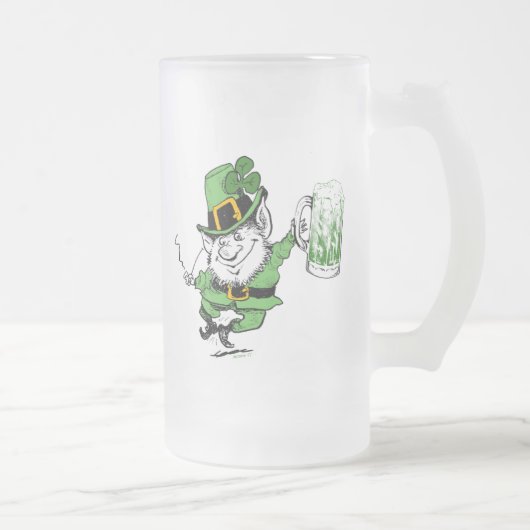 Leprechaun met Bier Mokken (Rechts)
