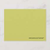 Leprechaun met Flute Briefkaart (Achterkant)