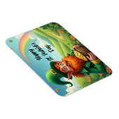 Leprechaun met gouden flexibele magneet (Rechterzijde)