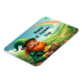Leprechaun met gouden flexibele magneet (Linkerzijde)