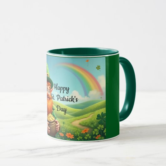 Leprechaun met gouden Mok (Voorkant rechts)