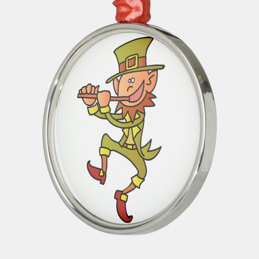 leprechaun metalen ornament (Links)