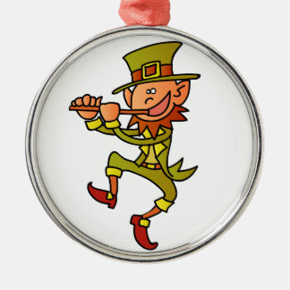 leprechaun metalen ornament