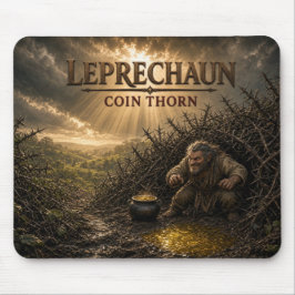 Leprechaun Munt Doorn Donkere Realisme Muismat