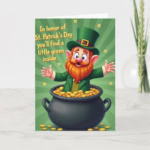 Leprechaun Nepgoud Foliekaart Kaart
