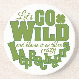 Leprechaun-onderzetter Zandsteen Onderzetter