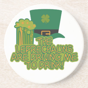 Leprechaun-onderzetter Zandsteen Onderzetter
