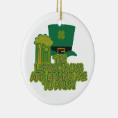 Leprechaun-ornament Keramisch Ornament (Rechts)