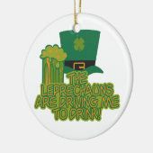 Leprechaun-ornament Keramisch Ornament (Links)